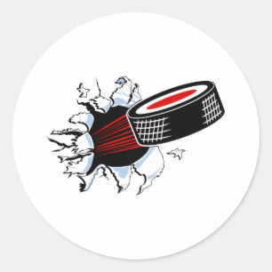 Breakthru Hockey Puck Ronde Sticker