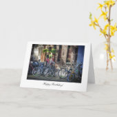 Breaktime in Amsterdam - Happy Birthday Kaart (Gele Bloem)