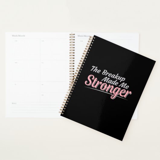 Breakup maakte me sterker - rouwherstel planner (Display)