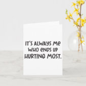 Breakup Thema Head Hurt Cool Sad Graphic Broken L Kaart (Gele Bloem)