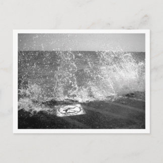 Breakwall, Lake Michigan, Chicago, IL Briefkaart