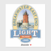 Breakwater East End Vuurtoren Sticker (Vel)