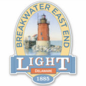 Breakwater East End Vuurtoren Sticker (Voorkant)