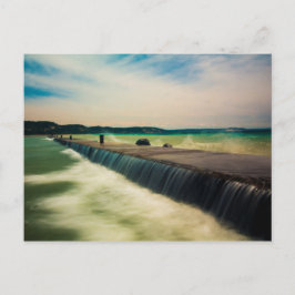 Breakwater, Frankfort Harbour, Michigan Briefkaart