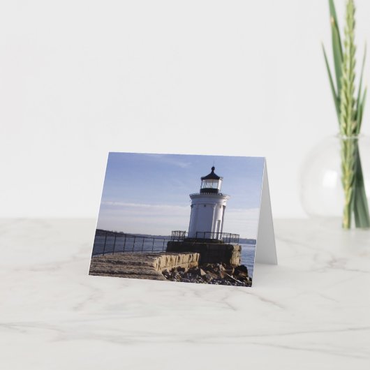 Breakwater Light aka Bug Light Notitiekaartje (Voorkant)