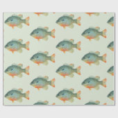 Bream Bluegill Sunfish Perch Fish Gift Cadeaupapier (Vlak)