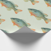 Bream Bluegill Sunfish Perch Fish Gift Cadeaupapier (Hoek)