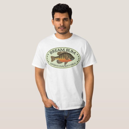 Bream Bum Gevist T-shirt (Voorkant volledig)