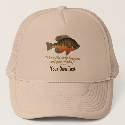 Bream Fisherman Trucker Pet (Voorkant)