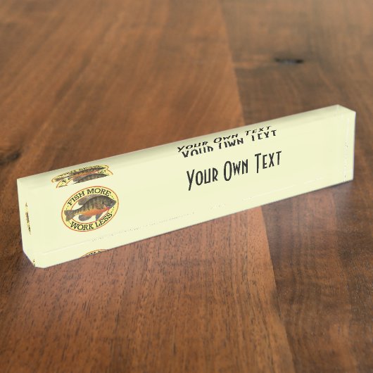 Bream Gevist Naambordje (Zijkant)