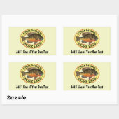 Bream Gevist Rechthoekige Sticker (Vel)