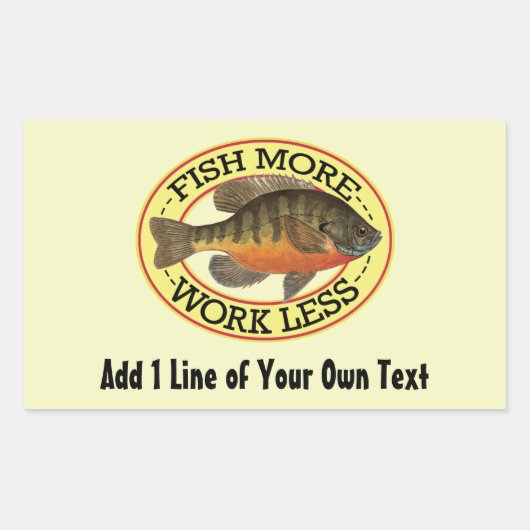Bream Gevist Rechthoekige Sticker (Voorkant)