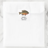 Bream Gevist Vierkante Sticker (Tas)