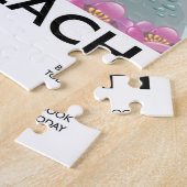 Brean Beach Devon vintage reisposter Legpuzzel (Zijkant)