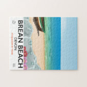 Brean Beach Devon vintage reisposter Legpuzzel (Horizontaal)