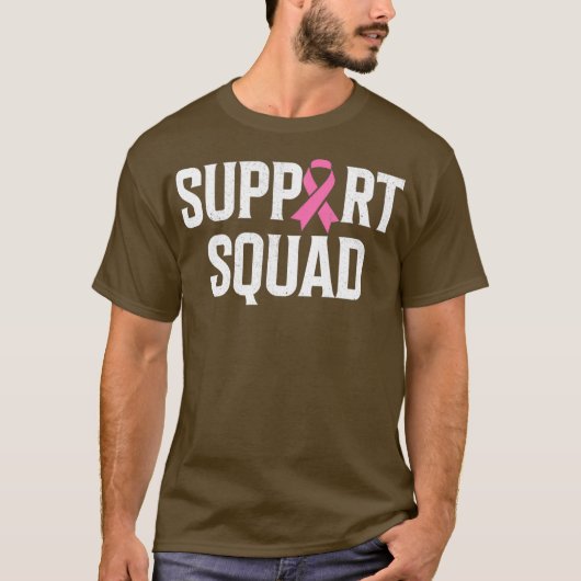 Breast borstkanker arrior support Squad Breast T-shirt (Voorkant)