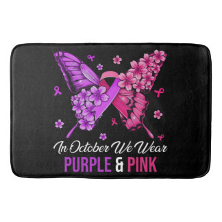 Breast Cancer and Domestic Violence Awareness Badmat