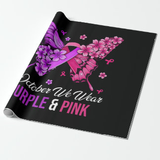 Breast Cancer and Domestic Violence Awareness Cadeaupapier