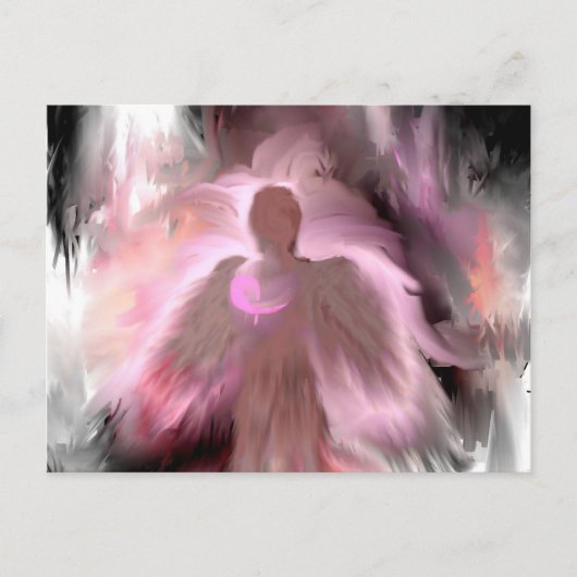 Breast Cancer Angel Briefkaart (Voorkant)