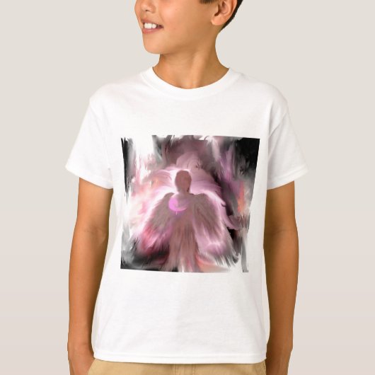 Breast Cancer Angel T-shirt (Voorkant)