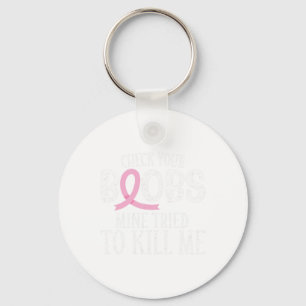 Breast Cancer Aware Controleer uw borstmijn geprob Sleutelhanger