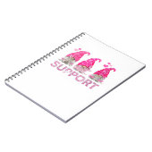 Breast Cancer Awareness Gnomen Support Squad Notitieboek (Linkerzijde)
