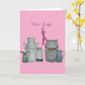 Breast cancer awareness greeting card kaart (Gele Bloem)