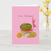 Breast cancer awareness greeting cards kaart (Gele Bloem)