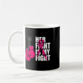 Breast Cancer Awareness Husband Support Squad Koffiemok (Links)