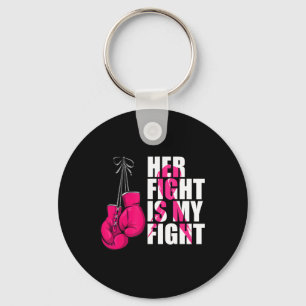 Breast Cancer Awareness Husband Support Squad Sleutelhanger