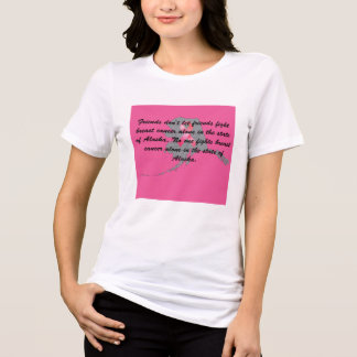 Breast Cancer Awareness in Alaska T-shirt 
