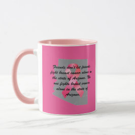 Breast Cancer Awareness in Arizona coffee mug  Mok