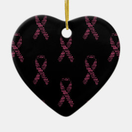Breast Cancer Awareness Keramisch Ornament