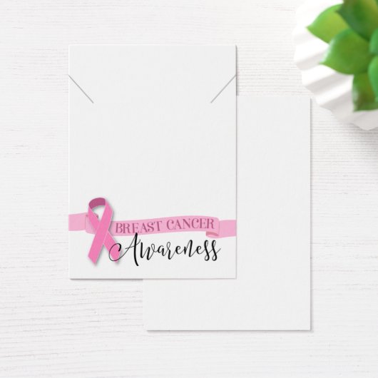 Breast Cancer Awareness Ketting Display Card Visitekaartje (Bureau)