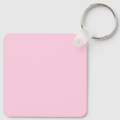 Breast Cancer Awareness maand roze offerte op maat Sleutelhanger (Achterkant)