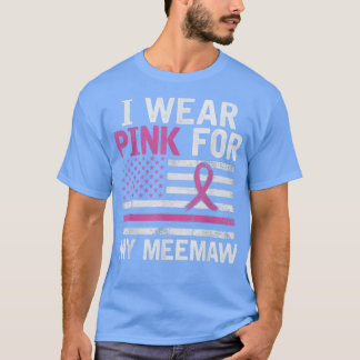 Breast Cancer Awareness Month Cute I Wear Pink For T-shirt