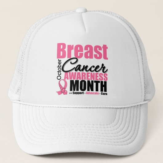 Breast Cancer Awareness Month - October Trucker Pet (Voorkant)