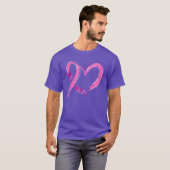 Breast Cancer Awareness Pink Ribbon Butterfly Supp T-shirt (Voorkant volledig)