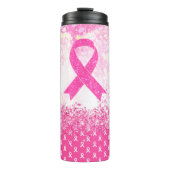 Breast Cancer Awareness Pink Ribbon Thermosbeker (Voorkant)