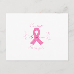 Breast Cancer Awareness Postcard Briefkaart