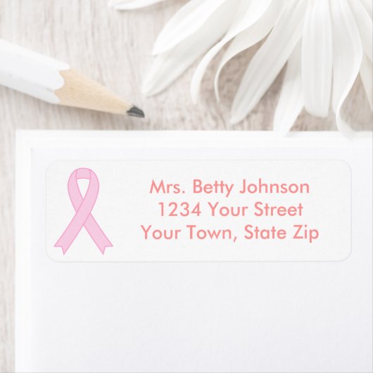 Breast Cancer Awareness Return Address Labels (Insitu)