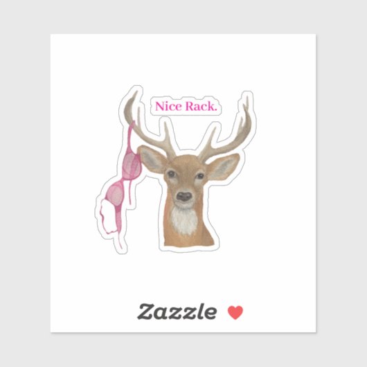 Breast cancer awareness sticker (Vel)