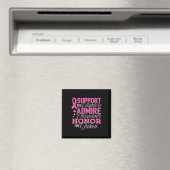 Breast Cancer Awareness Support Fighter Pink Ribbo Magneet (Insitu (Vaatwasser))
