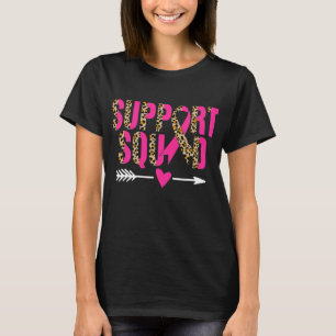 Breast Cancer Awareness Support Squad Family T-shirt