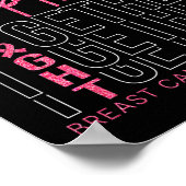 Breast Cancer Awareness Support Squad We Fight ToG Poster (Hoek)