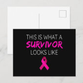 Breast Cancer Awareness Survivor-Pink Ribbon Gifts Briefkaart (Voorkant / Achterkant)