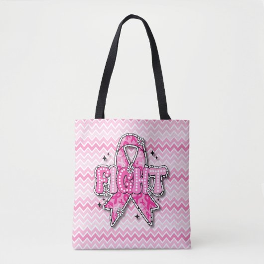 Breast Cancer Awareness Tote Bag (Voorkant)