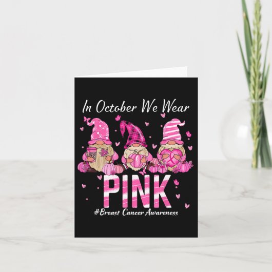 Breast Cancer Awareness Warrior Support Squad Kaart (Voorkant)