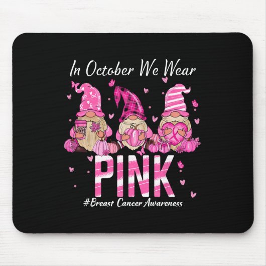 Breast Cancer Awareness Warrior Support Squad Muismat (Voorkant)