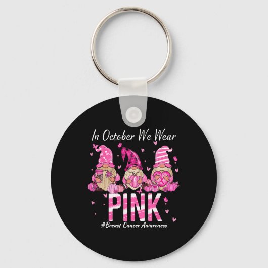 Breast Cancer Awareness Warrior Support Squad Sleutelhanger (Voorkant)
